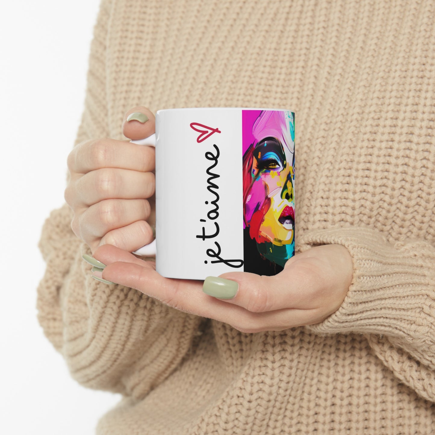 Mug - Colorful Affection: Vibrant Expression Mug (11oz, 15oz)