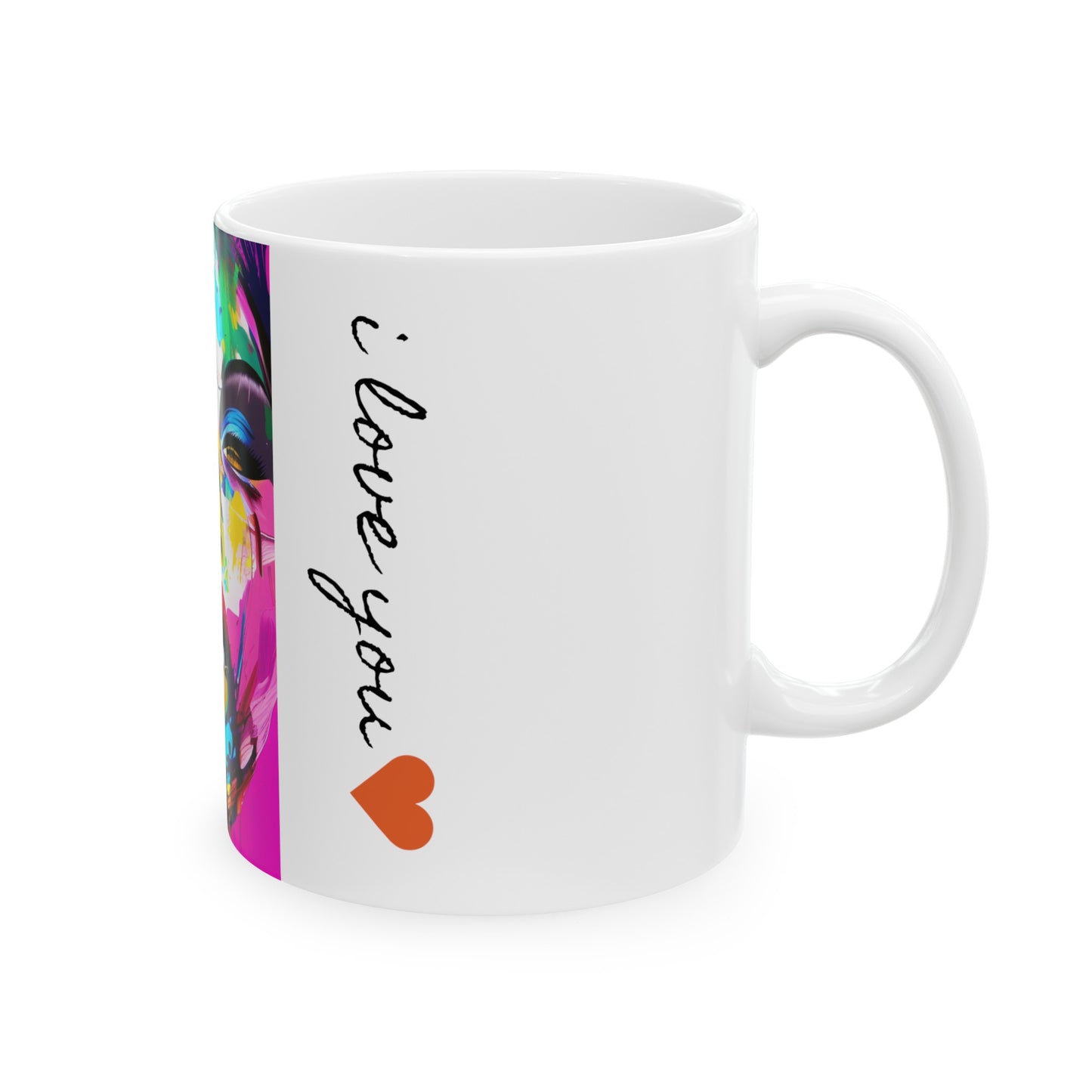 Mug - Colorful Affection: Vibrant Expression Mug (11oz, 15oz)