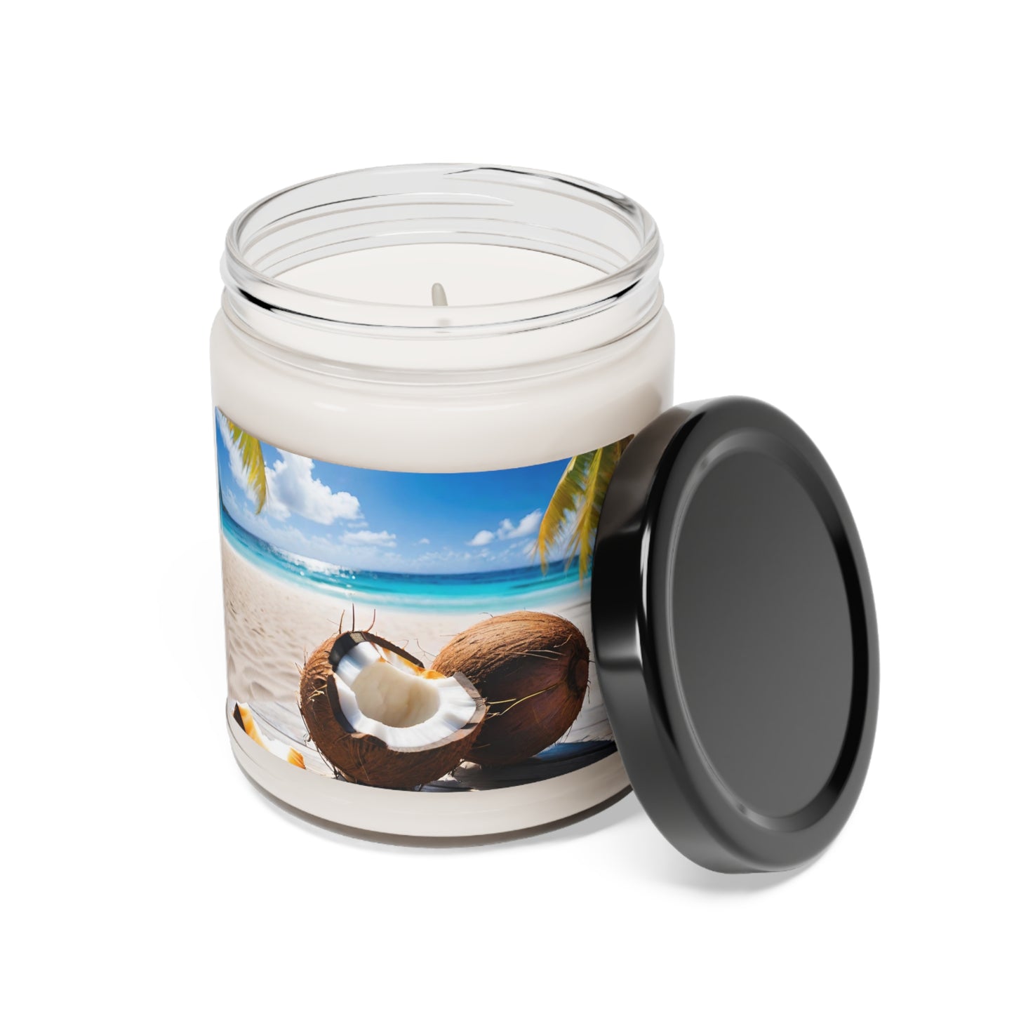 Coconut Cream & Cardamom Scented Soy Candle