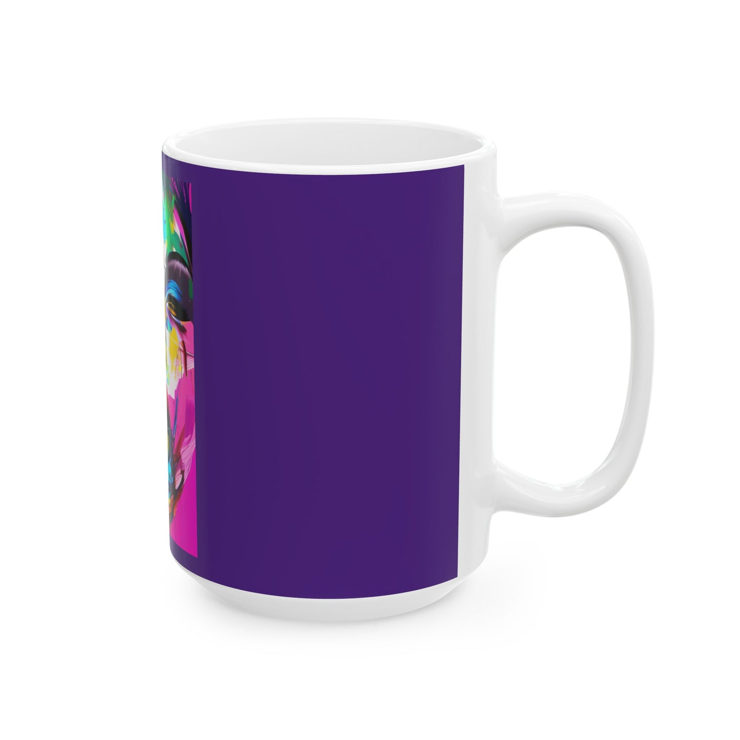 Mug - Colorful Affection: Vibrant Expression Mug (11oz, 15oz)