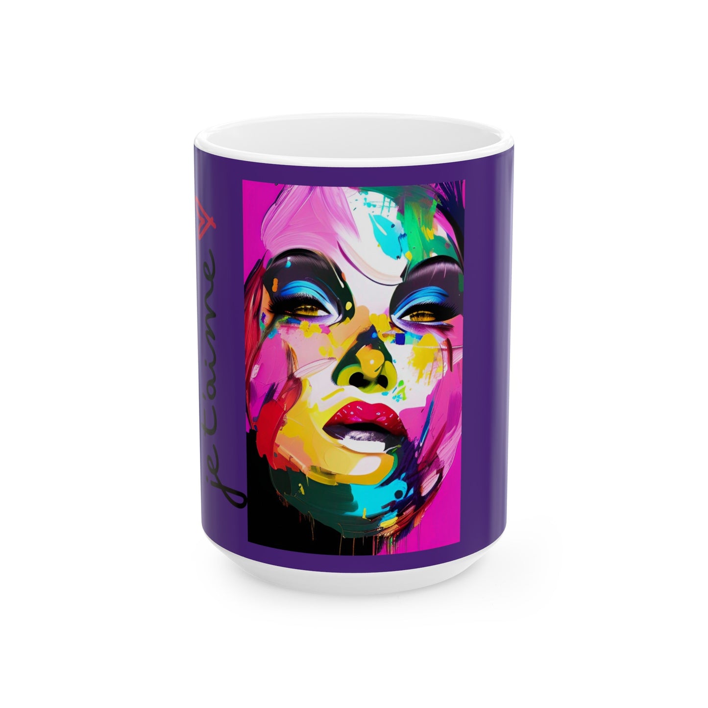 Mug - Colorful Affection: Vibrant Expression Mug (11oz, 15oz)